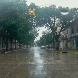 Las lluvias provocaron anegamientos temporales, y no hubo evacuados