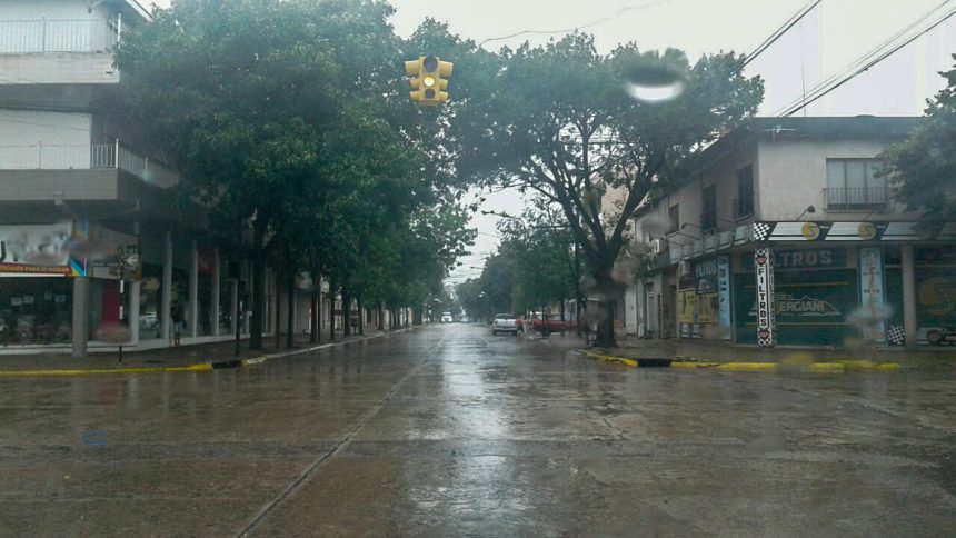 Las lluvias provocaron anegamientos temporales, y no hubo evacuados