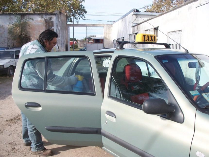 Desinfección de taxis y remises
