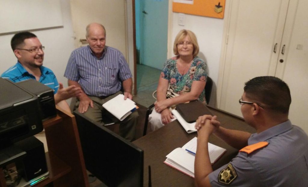 Reunión de vecinalistas con la policía comunitaria