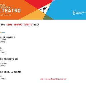 Venado será sede de la 32ª Fiesta Provincial del Teatro