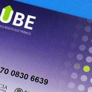 La tarjeta sube será único medio de pago