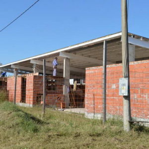 Avance de obra del 30% en los jardines maternales