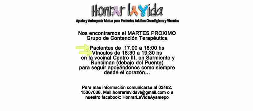 Actividades de Honrar la Vida