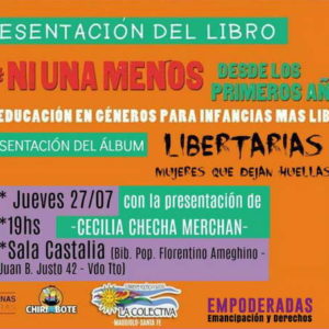 Presentación del libro “Libertarias” Presentación del libro “Libertarias”