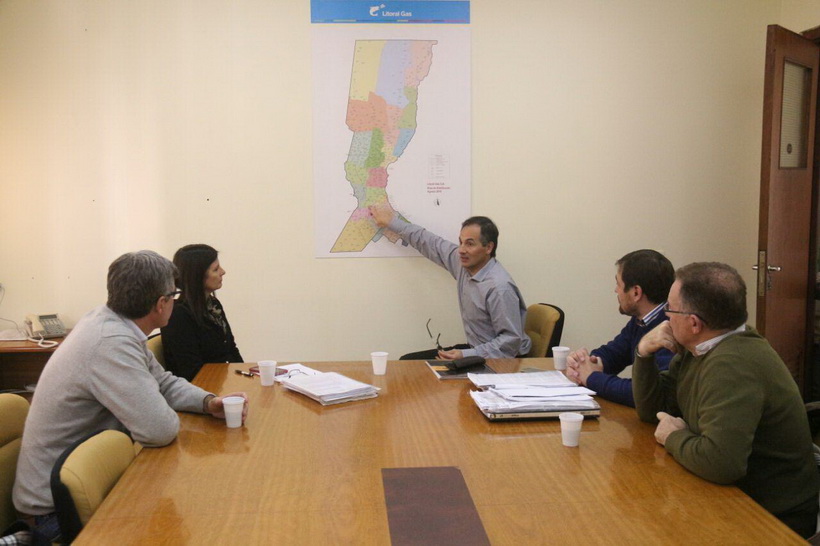Reunión con Litoral Gas por resolución del Enargas y gasoducto