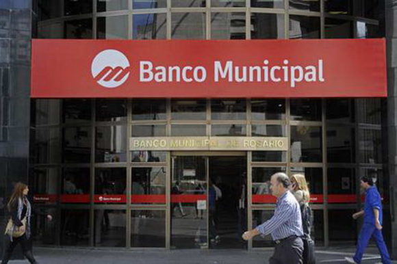 Gestión ante el Banco Municipal de Rosario para obra pública