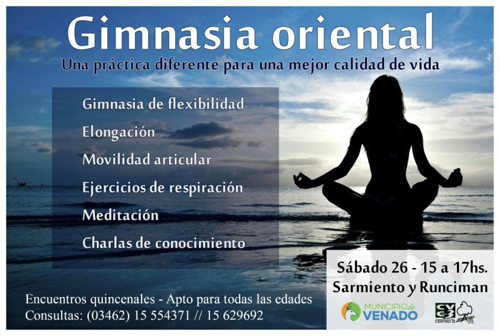 Gimnasia oriental en el puente