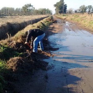 Desagotan sectores encharcados o anegados