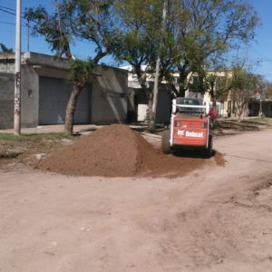Estabilizado granular de calle Perillo