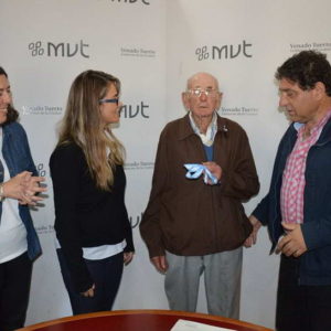 El historiador José Favoretto recibió las llaves de su casa El historiador José Favoretto recibió las llaves de su casa