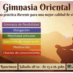 Encuentro de Gimnasia Oriental en el puente