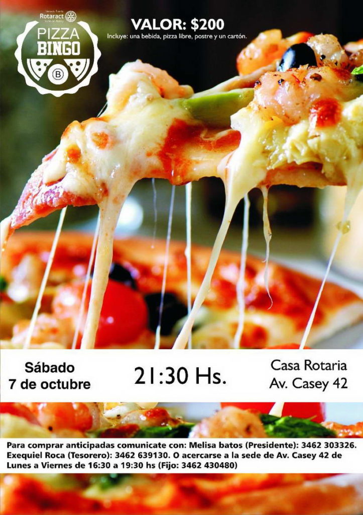 Pizza Bingo de Rotaract Club
