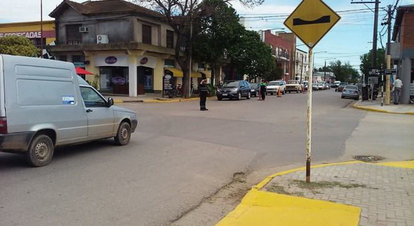 Iniciaron obras preliminares para la semaforización en Santa Fe y Brown