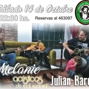 Melanie y Baronio presentan acústico Melanie y Baronio presentan acústico