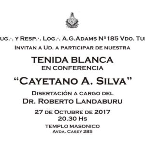 Tenida Blanca y conferencia de la Logia Ag Adams Tenida Blanca y conferencia de la Logia Ag Adams