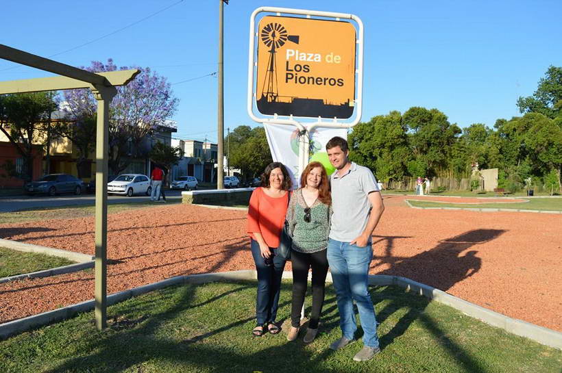 “Plaza de los Pioneros”, un nuevo espacio público en el corredor de calle Sarmiento