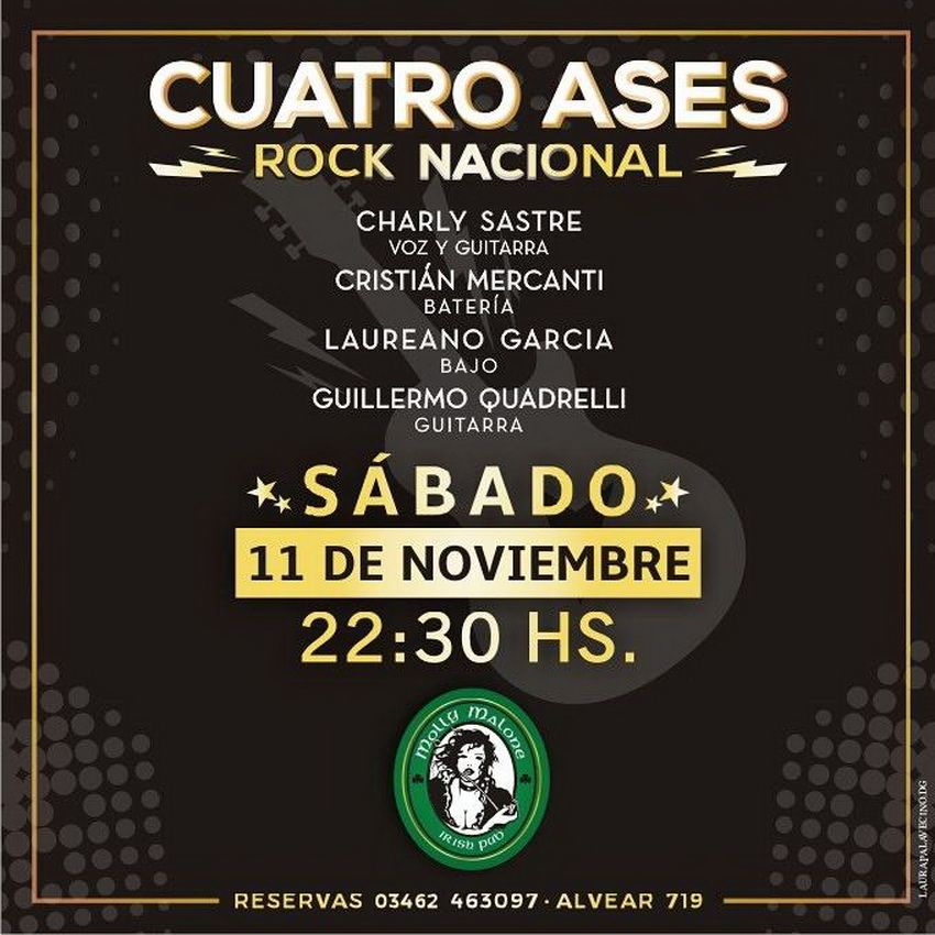 Presentación de Cuatro Ases en Molly