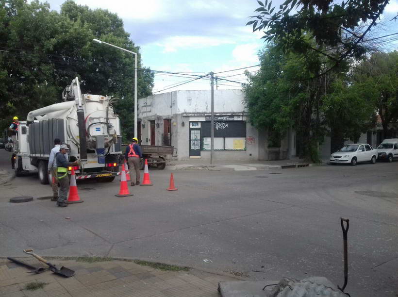 Limpieza de tubería en Centro II