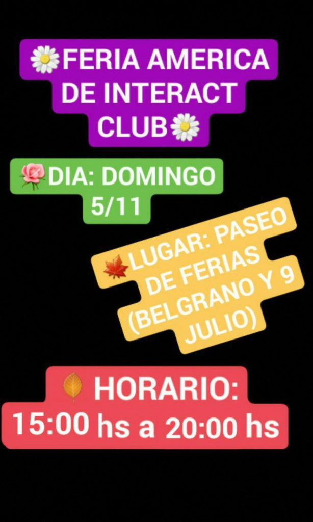 Feria Americana de Interact Club