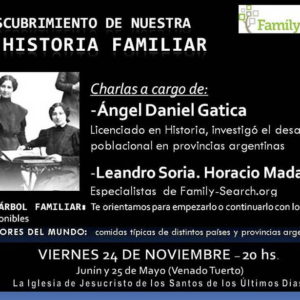 Charla sobre la historia familiar Charla sobre la historia familiar