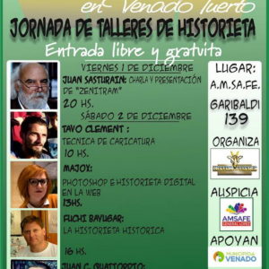 Charla de sasturain en la apertura de “El Historietón” Charla de sasturain en la apertura de “El Historietón”