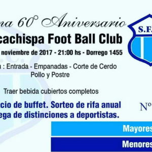 Cena 60º aniversario del Club Sacachispa Cena 60º aniversario del Club Sacachispa