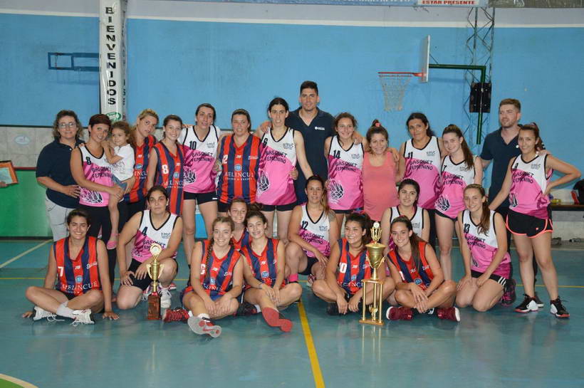 Segundo puesto en básquet femenino