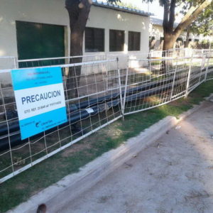 Tendido de tubería de gas en Monteagudo y Chacabuco Tendido de tubería de gas en Monteagudo y Chacabuco