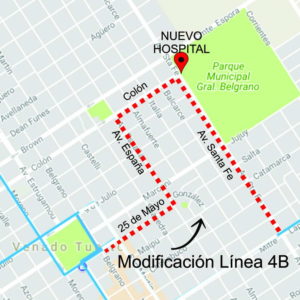 La línea 4B llegará al nuevo hospital