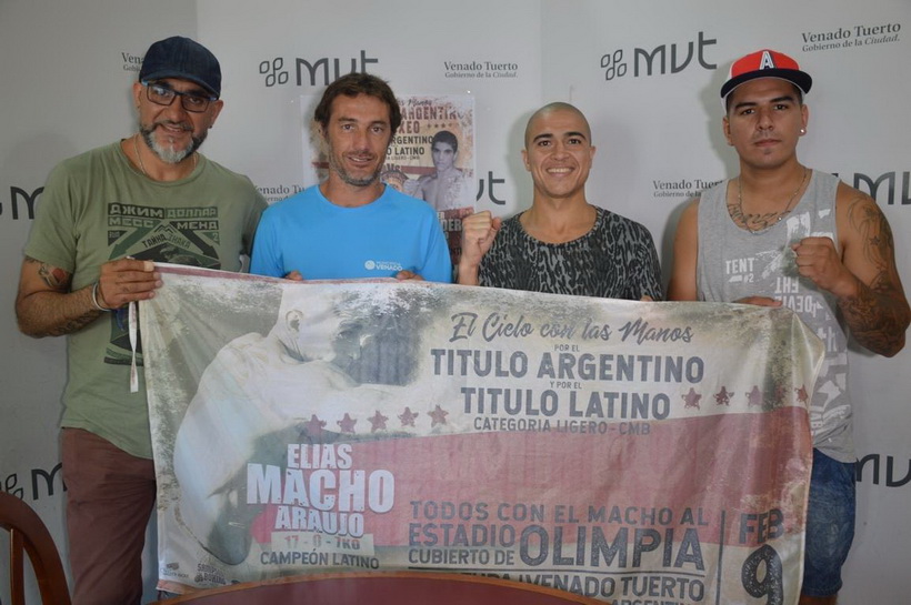 Todo listo para la gran pelea de Elías `Macho´ Araujo