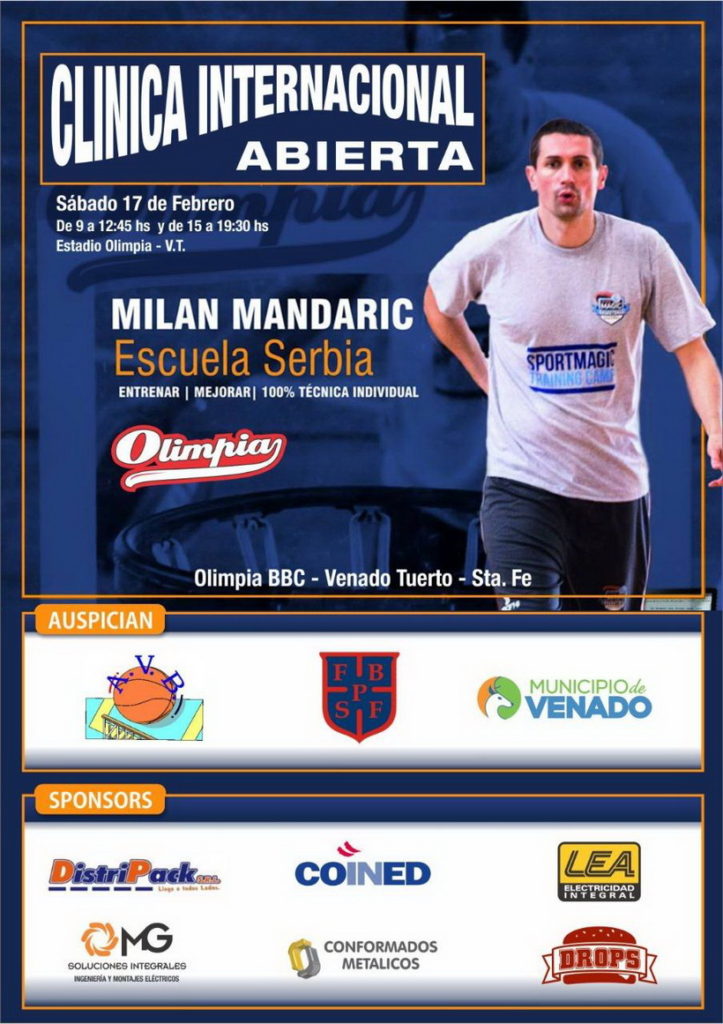 Campus Internacional en Olimpia con el serbio Milan Mandaric