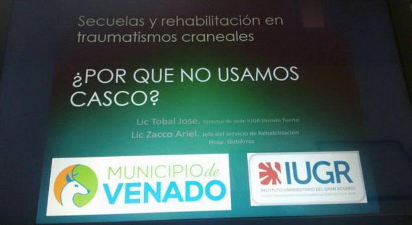Charla de concientización sobre secuelas por no uso del casco