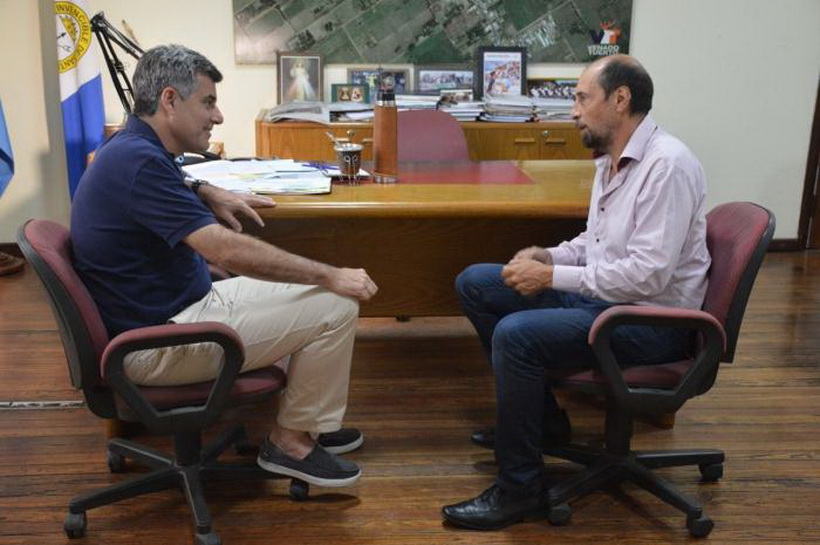 El intendente recibió al presidente del concejo