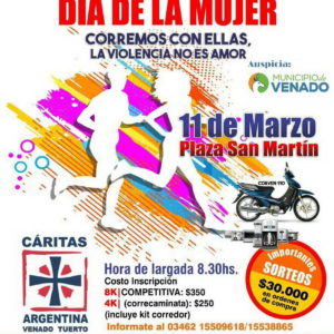 Maratón Día de la Mujer en plaza San Martín