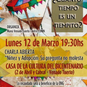 El lunes 12 de marzo en la Casa del Bicentenario, a beneficio de Maná Marcelo Molina presenta su libro “¿Cuánto tiempo es un tiempito” El lunes 12 de marzo en la Casa del Bicentenario, a beneficio de Maná Marcelo Molina presenta su libro “¿Cuánto tiempo es un tiempito”