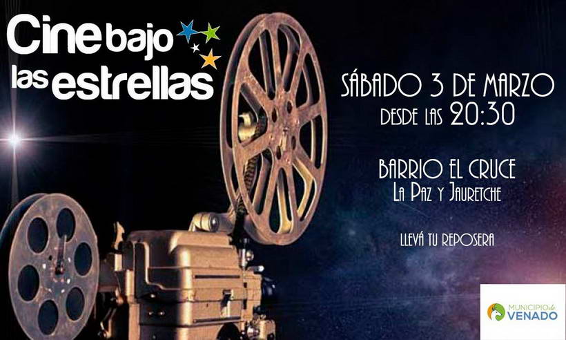“Cine bajo las Estrellas” en el cruce “Cine bajo las Estrellas” en el cruce