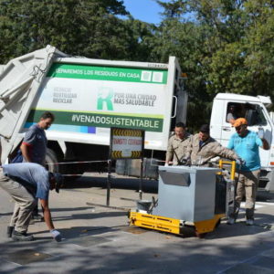 El municipio incorporó máquina para pintura de pavimento en caliente El municipio incorporó máquina para pintura de pavimento en caliente