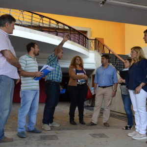Recorrida de obras de apuntalamiento en el Centro Cultural Municipal Recorrida de obras de apuntalamiento en el Centro Cultural Municipal