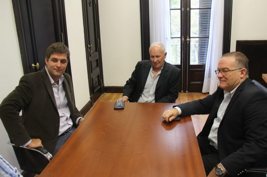 Lagna y Marenghini abordaron con Lamberto tarifazos de electricidad y gas