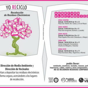 Continúa en plaza San Martín la campaña “Yo Reciclo”