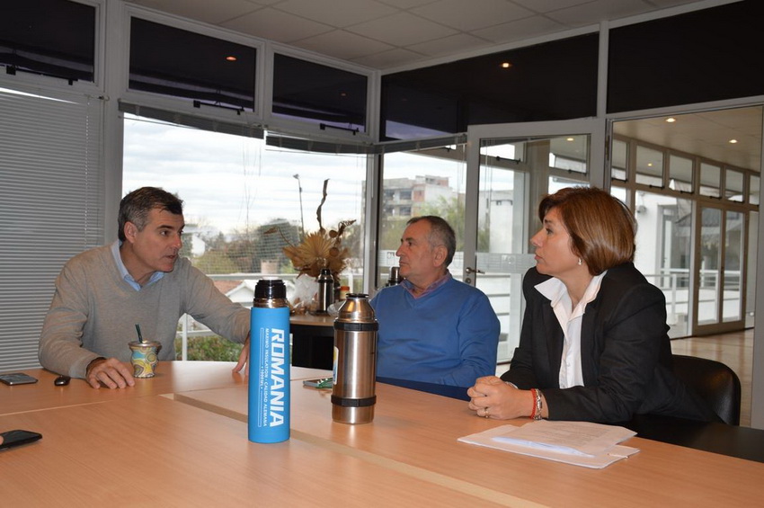 Reunión del intendente y la COS por plan de obras 2018