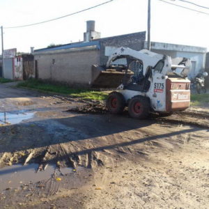Se retoman obras en calles de la ciudad luego del mal clima