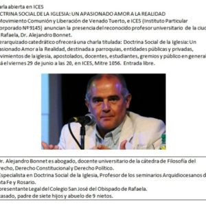 Charla sobre Doctrina Social de la Iglesia