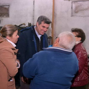 Reunión del gabinete municipal en barrio Favaloro