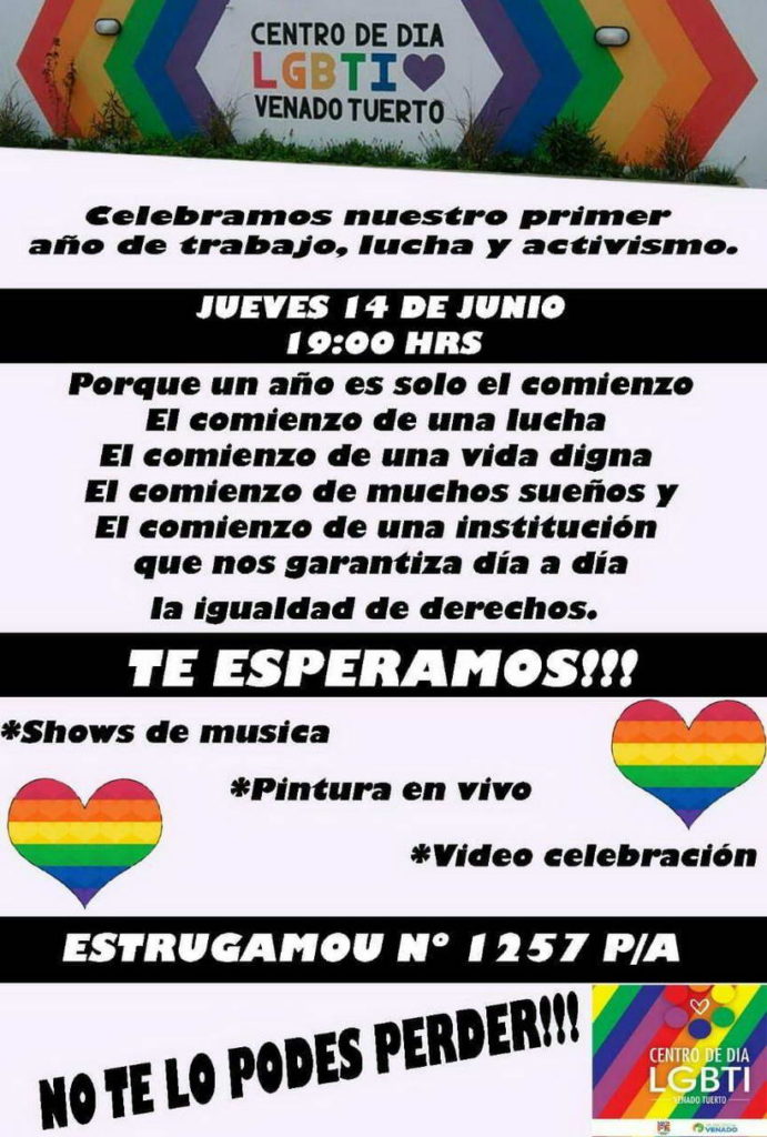 Celebración del Centro de Día LGBTI