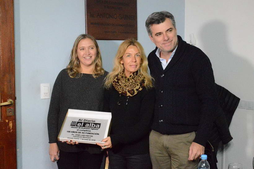 El intendente Freyre agasajó a los periodistas en su día