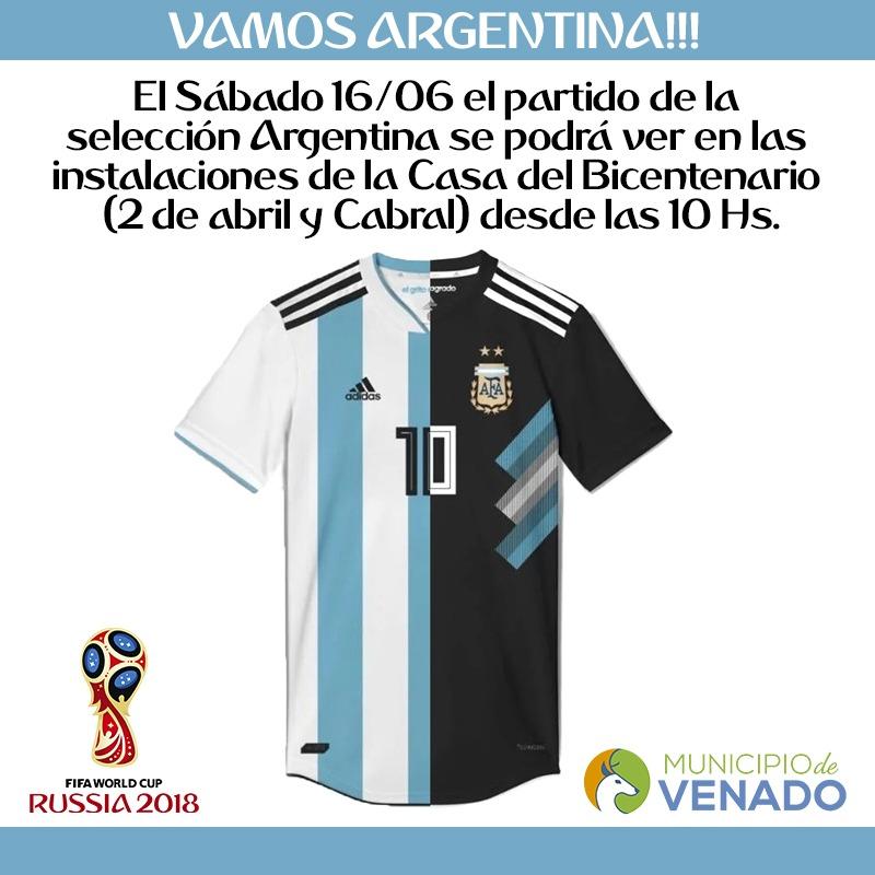 La selección en pantalla gigante La selección en pantalla gigante