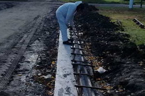 Notorios progresos del plan de cordón cuneta Notorios progresos del plan de cordón cuneta