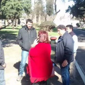 Reunión para coordinar estrategias de trabajo que se van a realizar en el Parque Municipal